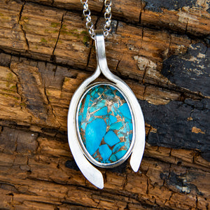 Arizona turquoise pendant