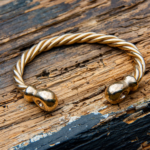 Anglo Saxon, Celtic inspired torc cuff