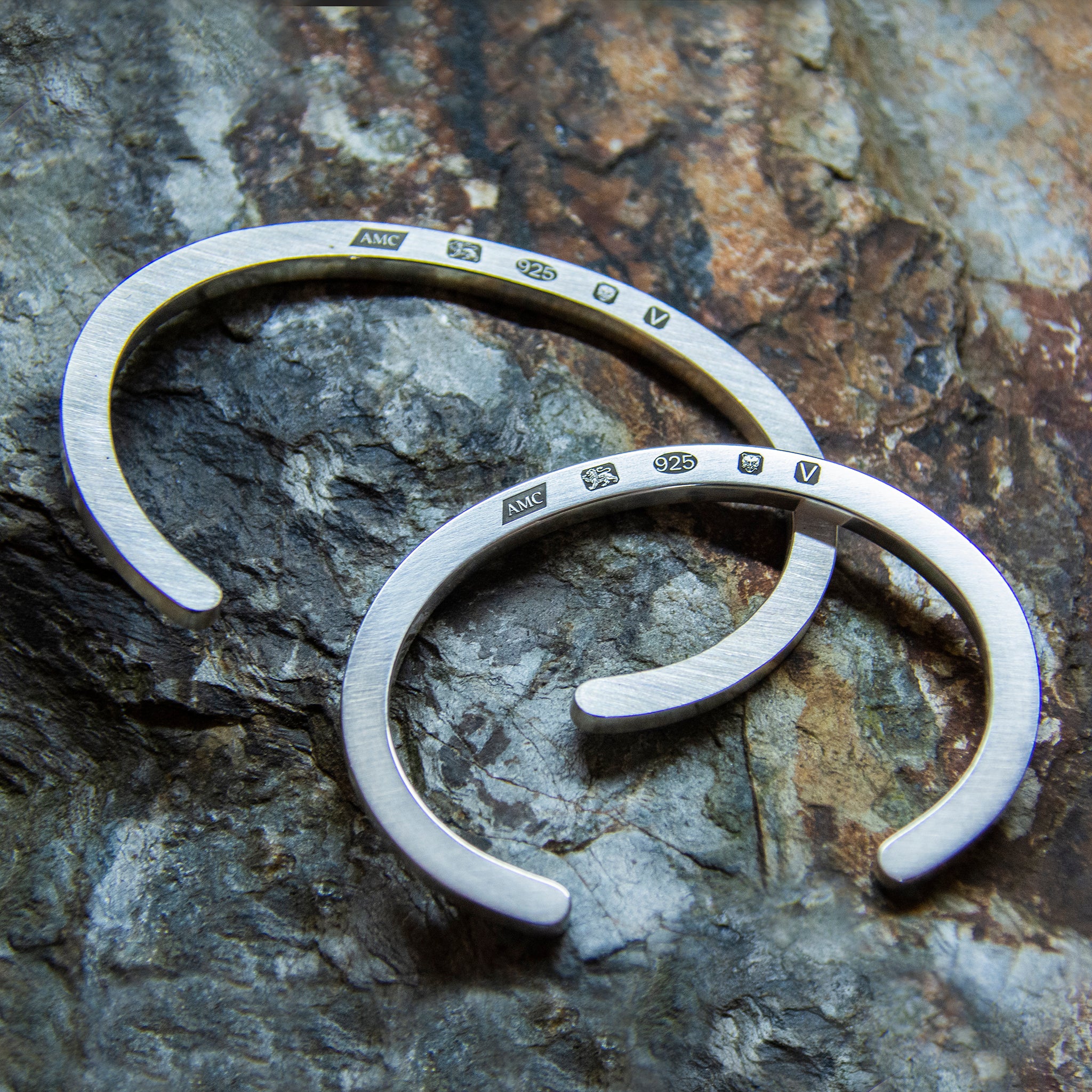 Chunky statement unisex silver torc bangle