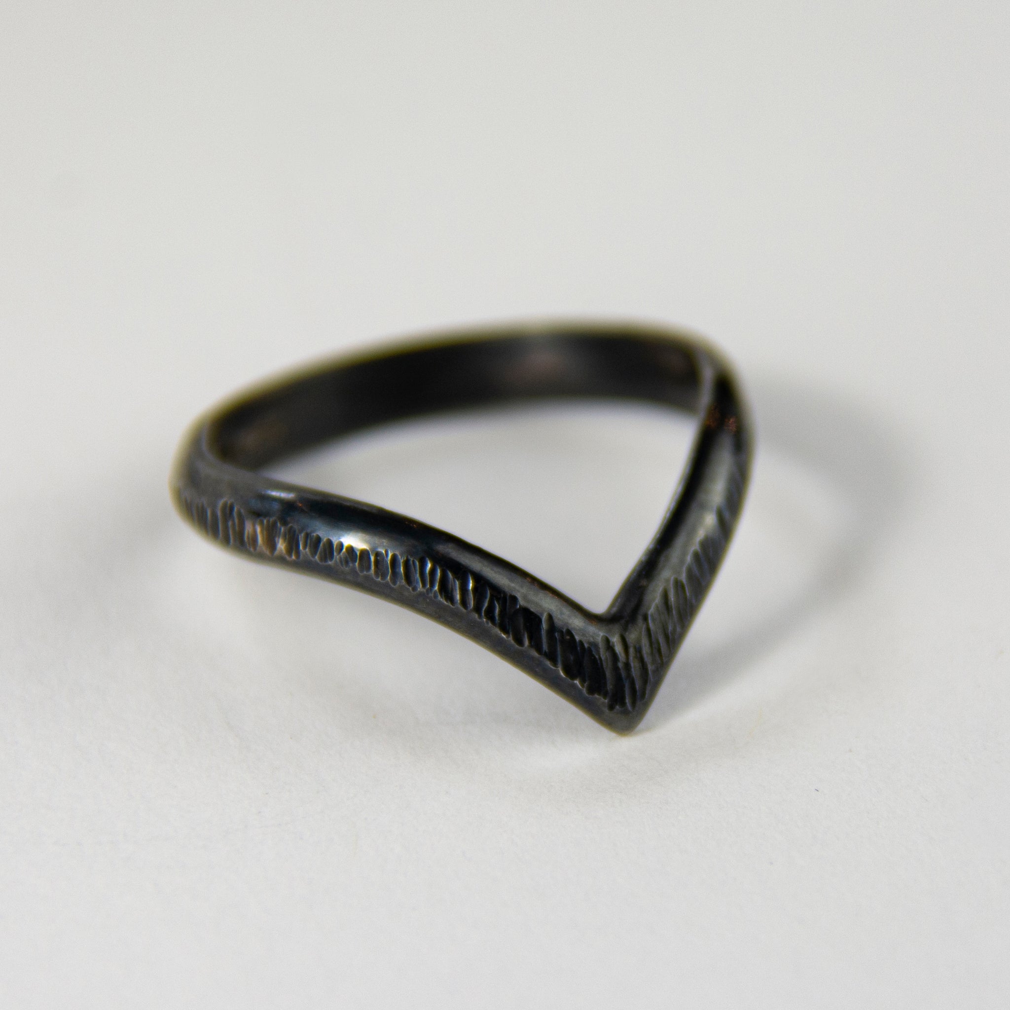 Silver Wishbone Ring